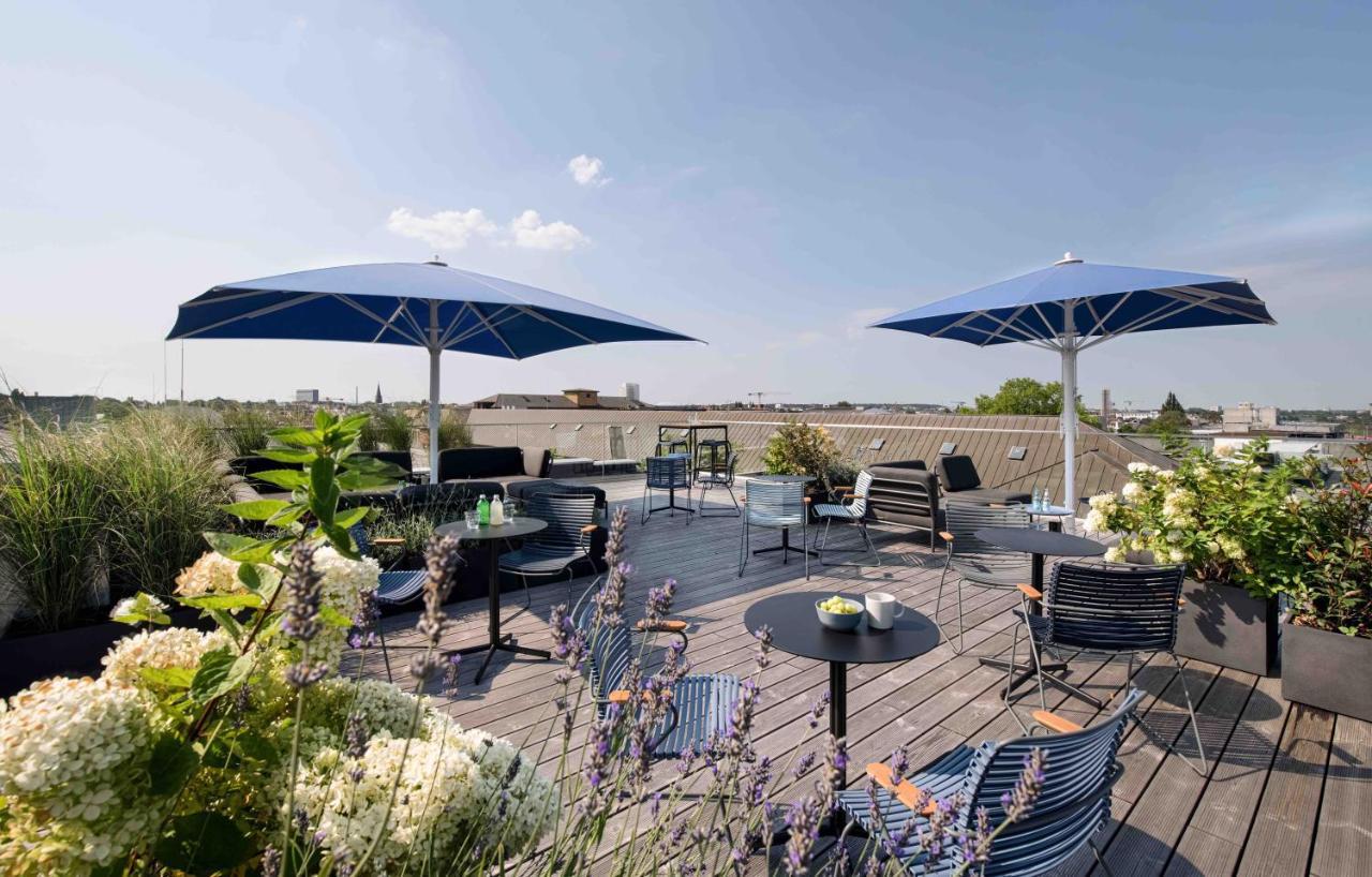 Oberdeck Studio Apartments - Adults Only Hamburg Exterior photo The rooftop terrace
